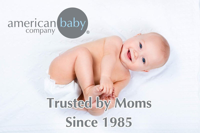 American Baby Company شركة أمريكية للأطفال مجموعة فراش أطفال مينيكي دوت شينيل الناعم كالجنة، أبيض، 4 قطع، للأولاد والبنات - Image 5